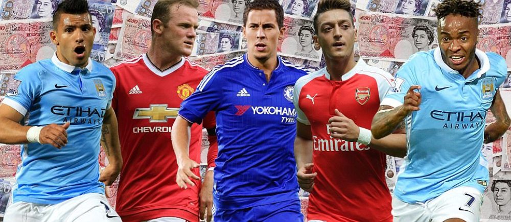 <span style="color:#f00;">Salariul COLOSAL cu care Rooney devine "regele banilor" in Premier League. </span>Cum arata topul ceor mai bine platiti jucatori din Anglia