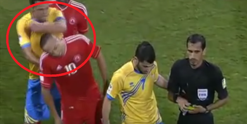 <span style="color:#f00;">VIDEO</span> | Episod incredibil cu noul jucator al Stelei. <span style="color:#f00;">Houssine Kharja a fost dat afara de la Al Arabi dupa un meci de K1 cu Nene</span>