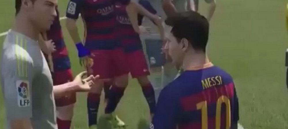 <span style="color:#f00;">CAT de real poate sa fie jocul asta?! </span>Cum au fost surprinsi Ronaldo si Messi in FIFA 16