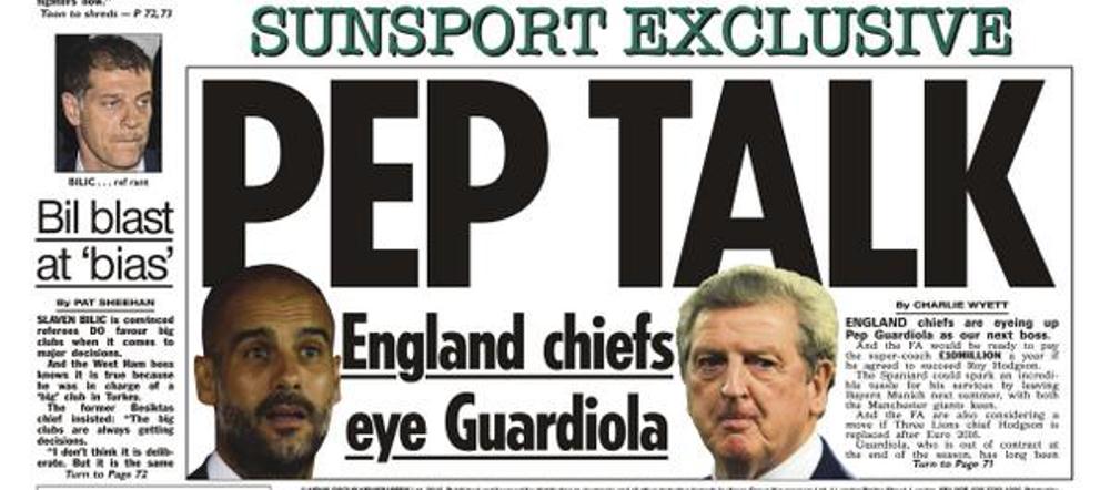Salariu colosal pentru Guardiola ca sa devina noul selectioner al Angliei! <span style="color:#f00;">Dezvaluirile facute astazi in The Sun</span>