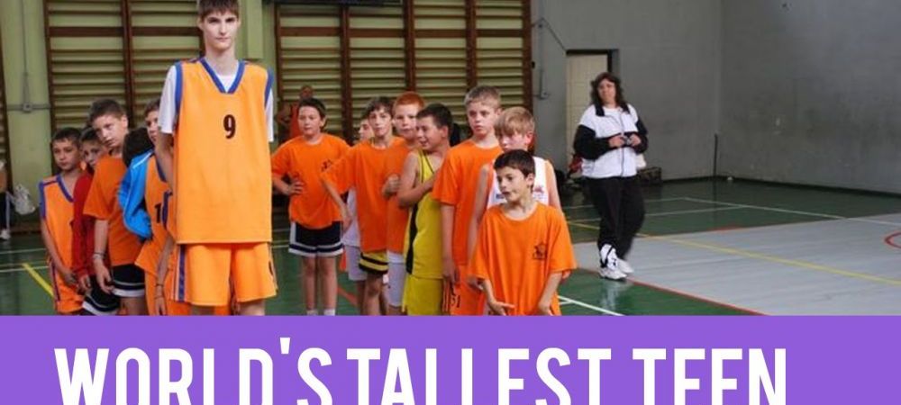 <span style="color:#f00;">GENIAL! Real Madrid vrea sa transfere un roman!</span> Are 15 ani si masoara nu mai putin de 2 metri si 29 de centimetri!!! FOTO