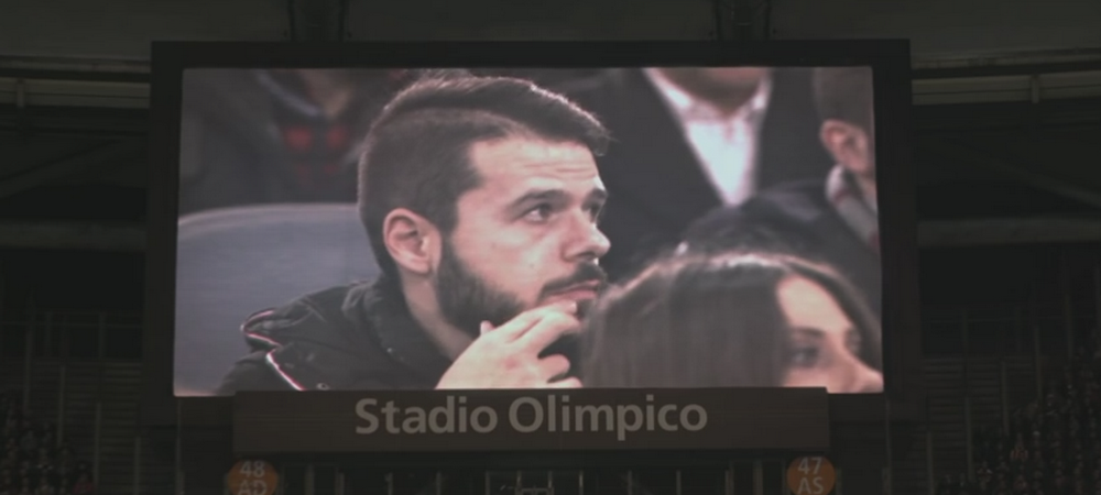 Farsa SENZATIONALA! <span style="color:#f00;">Un spectator de la AS Roma - Real Madrid a avut parte de surpriza vietii pe Olimpico! </span>VIDEO
