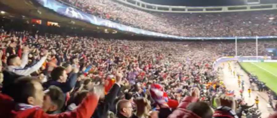 <span style="color:#f00;">Reactie SENZATIONALA la golul care a trimis-o pe Atletico in sferturile Champions League!</span> Ce s-a intamplat pe stadion