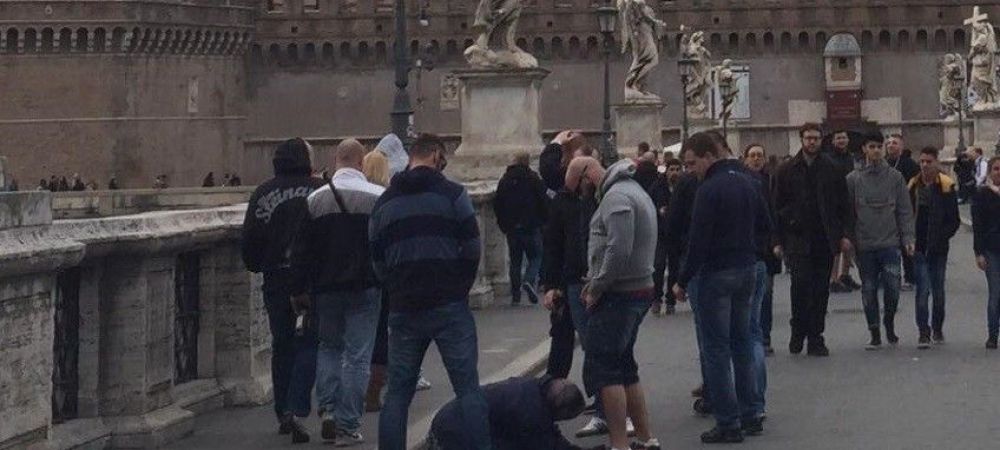 Socant: la doua zile dupa ce fanii lui PSV au umilit cateva femei ale strazii in Madrid, <span style="color:#f00;">ultrasii cehi au repetat gesturile</span>