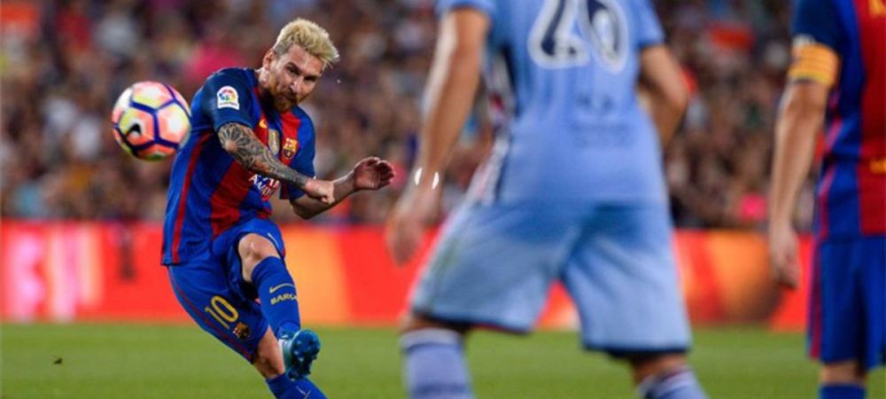 Messi SHOW! Doua goluri si o pasa fenomenala catre Suarez! <span style="color:#f00;">Argentinianul a inscris din lovitura de la 30 de metri. VIDEO</span>