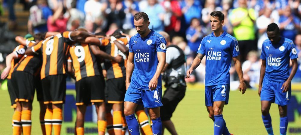 Campioana Leicester a intrat in istorie dupa <span style="color:#f00;">RUSINEA </span>cu Hull City! <span style="color:#f00;">Gestul facut de Vardy dupa o ratare incredibila</span>