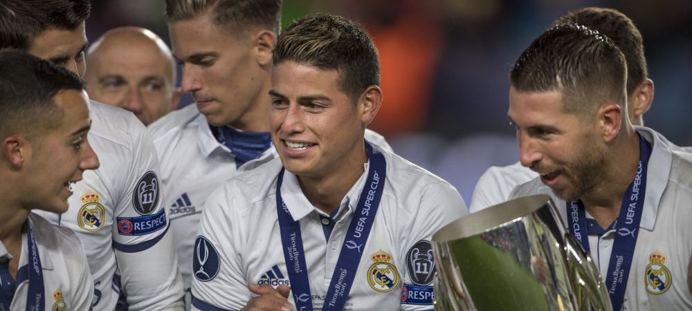 BATAIE pe zeci de milioane in Londra pentru James:<span style="color:#f00;"> Chelsea si Arsenal au inceput licitatia.</span> Unde ajunge starul de la Real?