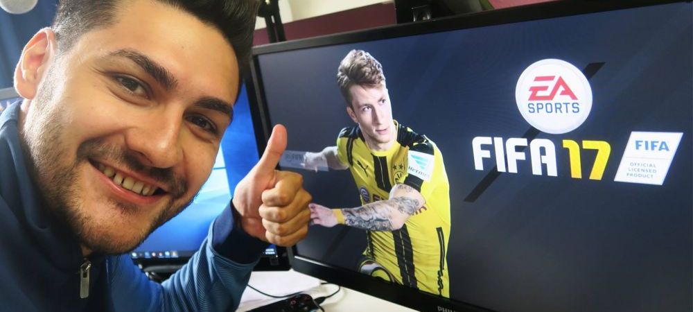 <span style="color:#f00;">Primul roman care s-a jucat FIFA 17! </span>Ovvy: "Este genial, grafica e fantastica!" <span style="color:#f00;">Ce l-a impresionat</span>