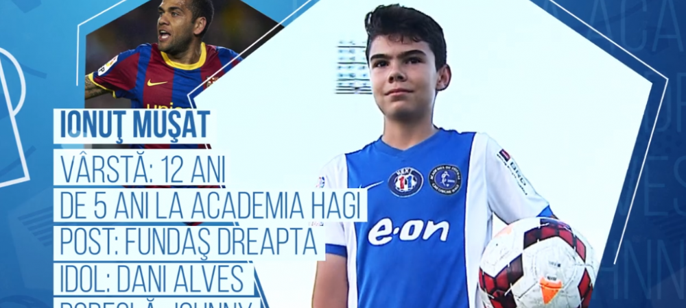 Campionii Viitorului | <span style="color:#f00;">Hagi vrea sa-l propuna in cativa ani pe noul Dani Alves. </span>Pustiul roman care viseaza sa-i calce pe urme brazilianului