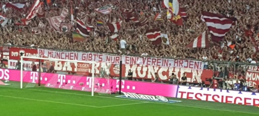 <span style="color:#f00;">Robben i-a infuriat pe fanii lui Bayern dupa ce si-a dus copilul sa joace pentru rivala din oras! </span>Ce mesaj au afisat