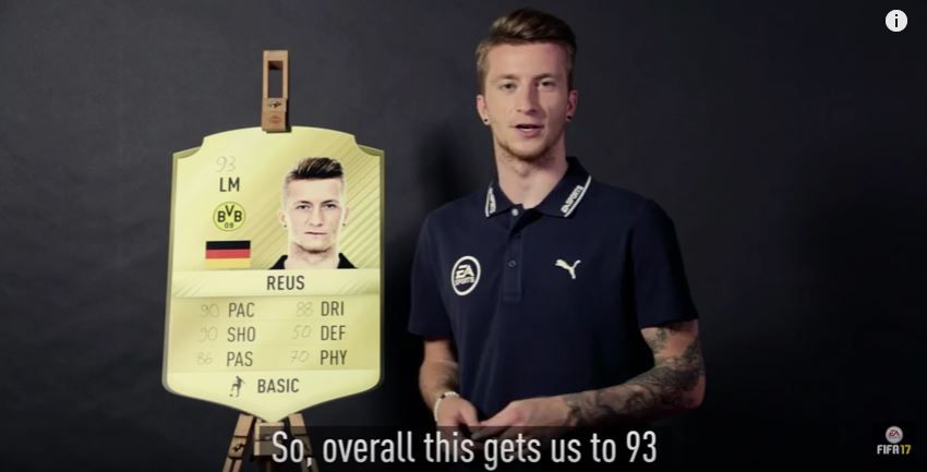 <span style="color:#f00;">DEMENTIAL!</span> EA Sports a pus staruri precum Reus, Buffon sau James sa-si ghiceasca <span style="color:#f00;">ratingul din FIFA 17</span>! Ce a urmat