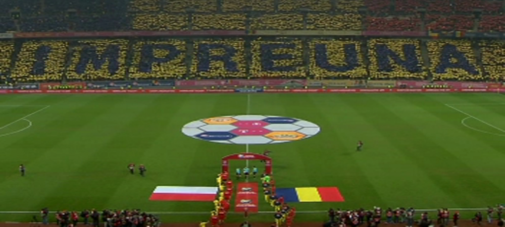Foto Coregrafie Superba Pe National Arena Inaintea Meciului Romania Polonia Mesajul Afisat De Un Stadion Intreg Sport Ro