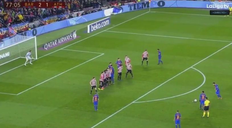<span style="color:#f00;">Messi, fotbalistul care a inventat penalty-ul de la...20 de metri. </span>Starul Barcei a dat un nou gol fabulos
