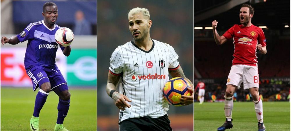 <span style="color:#f00;">Echipa saptamanii in Europa League:</span> 3 jucatori de la United, 2 de la Besiktas, dar si un coleg al lui Stanciu si Chipciu