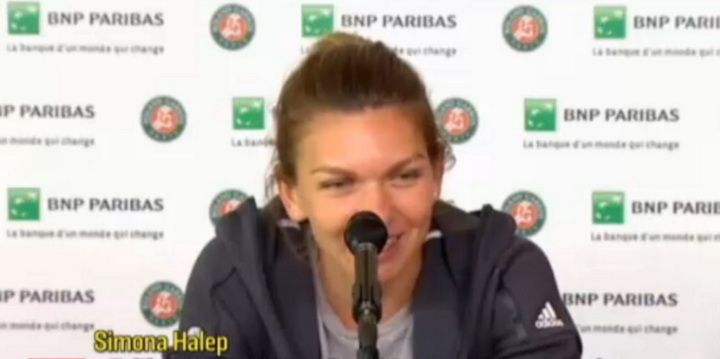 Moment stanjenitor pentru Simona Halep! Ce a putut sa o intrebe un reporter: <span style="color:#f00;">"Nu te multumesti cu 3 barbati?!" </span>Ce a raspuns