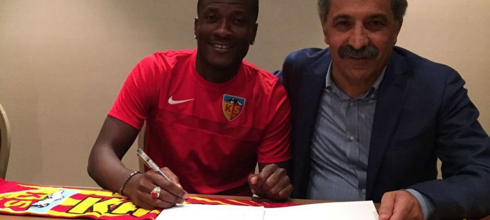<span style="color:#f00;">"Jucator de renume mondial!" </span>Sumudica a mai dat o lovitura! Asamoah Gyan a semnat cu Kayserispor