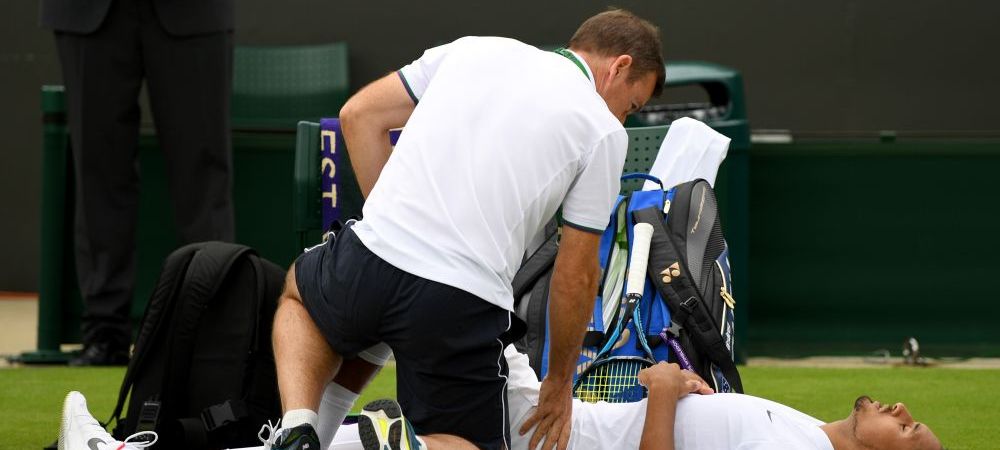 <span style="color:#f00;">Motivul pentru care Kyrgios a abandonat la Wimbledon!</span> A facut sex toata noaptea si s-a accidentat la "sold" :)
