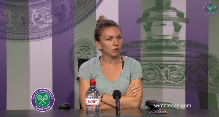<span style="color:#f00;">Prima reactie a Simonei Halep</span> dupa eliminarea de la Wimbledon si decizia luata: NU va juca la Bucuresti