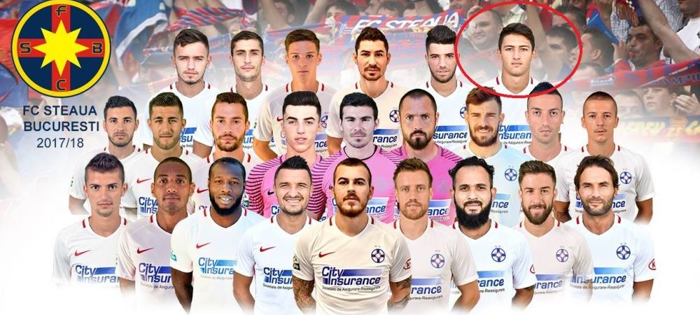 <span style="color:#f00;">"Cine e asta?!" </span>Nimeni nu l-a recunoscut pe jucatorul adus la Steaua vara asta. Cine apare in lotul pentru noul sezon