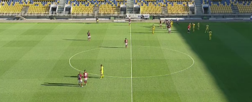 INCREDIBIL <span style="color:#f00;">Cati suporteri sunt intr-o tribuna INTREAGA la Juventus - Voluntari</span>