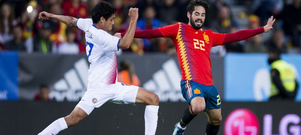 <span style="color:#f00;">"Bine ati venit in IMPERIUL LUI ISCO!"</span> Spania spera la titlul mondial dupa un nou meci exceptional al lui Isco! Starul <span style="color:#f00;">Realului a iesit de pe teren accidentat</span>