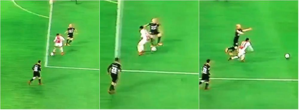 <span style="color:#f00;">Driblingul finalului de an!</span> Un pusti de la Ajax i-a "incheiat cariera" fundasului advers; fiul lui Kluivert a marcat si el un gol fabulos