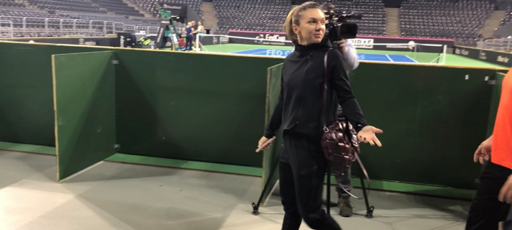 <span style="color:#f00;">FOTO EMOTIONANT | </span>Gestul facut de Simona Halep inainte de meciul Soranei Cirstea cu Zhao! Halep a anuntat ca merge la Doha