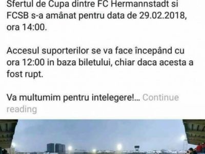 Gafa Amuzanta A Celor De La Hermannstadt Cand Au Anuntat Ca Se Joaca Meciul Cu Steaua Din Cupa Sport Ro