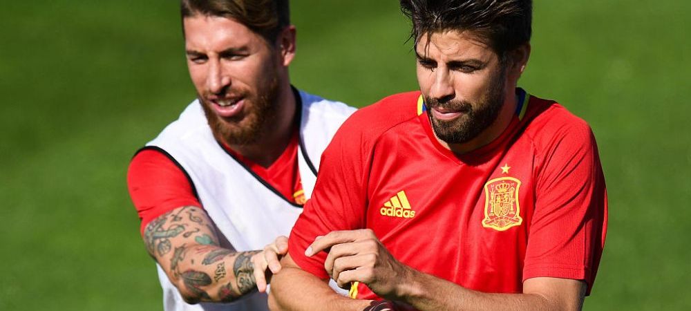 <span style="color:#f00;">"Pique v-a zis ca rade de noi pe WhatsApp?". </span>Ramos a reactionat dupa meciul Spaniei cu Germania, de aseara :)