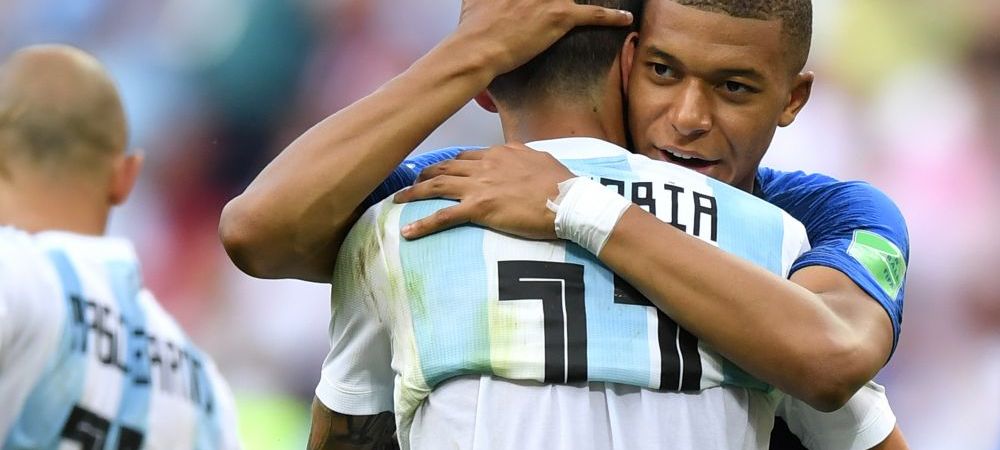 <span style="color:#f00;">Momentul care nu s-a vazut la TV! </span>Mbappe si Pogba s-au dus la Messi imediat dupa fluierul de final: FOTO