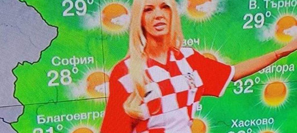 <span style="color:#f00;">Sarbatoare in Balcani! "Magda Palimarova" de la bulgari s-a imbracat azi in tricoul Croatiei </span>// In Croatia, chiar si cainii politistilor poarta tricoul nationalei :)