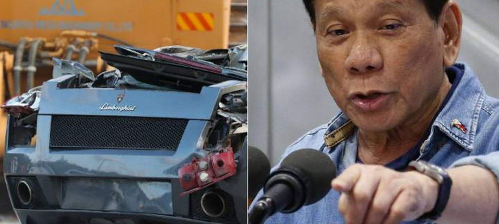 <span style="color:#f00;">Sute de bolizi Porsche si Lamborghini, DISTRUSI sub ochii presedintelui! </span>Tara care le-a declarat razboi traficantilor. VIDEO
