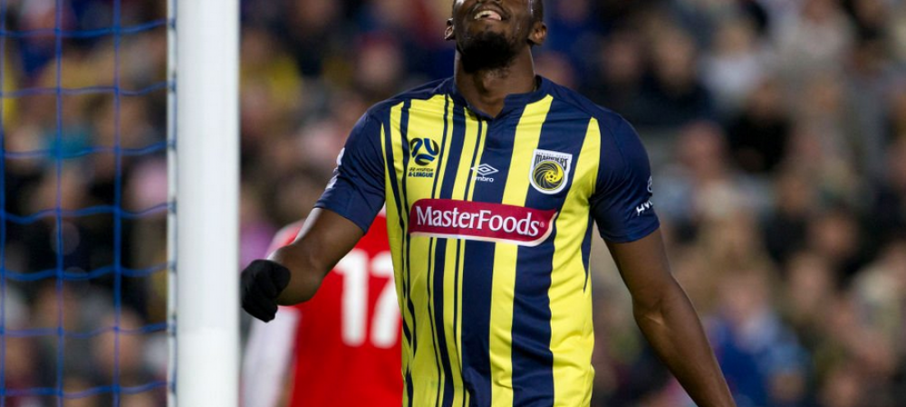 <span style="color:#f00;">Usain Bolt a debutat in fotbal si a ratat o ocazie COLOSALA! </span>Ce a patit cel mai rapid om de pe planeta