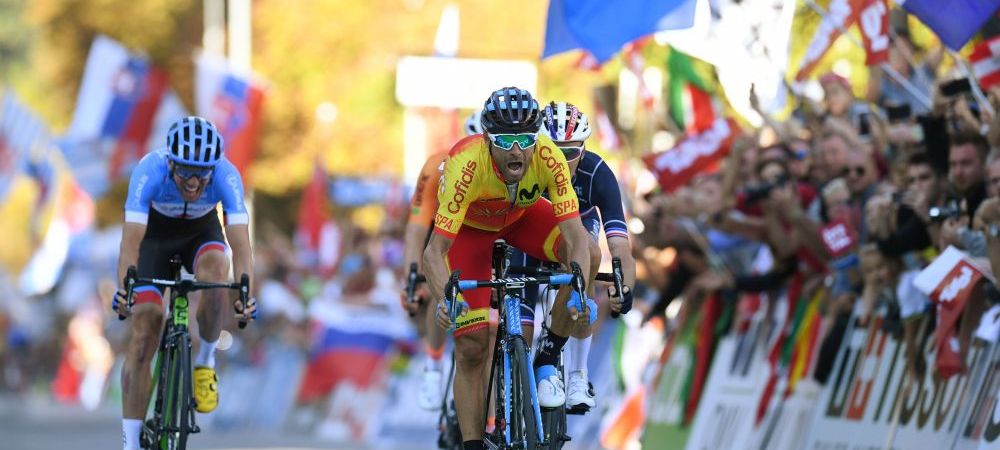 <span style="color:#f00;">In sfarsit, Alejandro! </span>Dupa sase podiumuri, Valverde a castigat prima data titlul mondial la ciclism