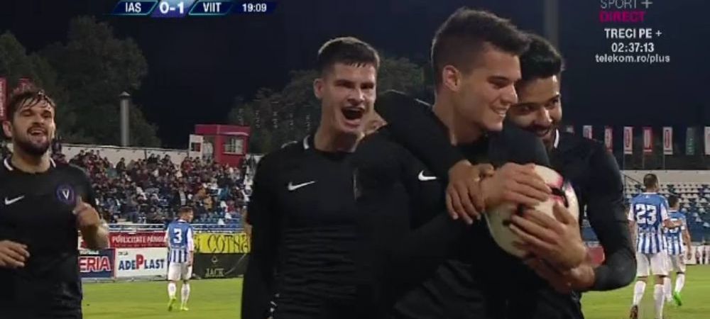 Poli Iasi - Viitorul 1-2!<span style="color:#f00;"> Dubla lui Ianis duce echipa lui Hagi pe locul 2 in Liga 1!</span> Stoican, o noua infrangere in fata "Regelui"