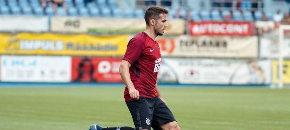 Pace in derbyul romanilor din Cehia! <span style="color:#f00;">Stanciu a scos un penalty pentru Sparta, Baluta a jucat doar o repriza la Slavia</span>