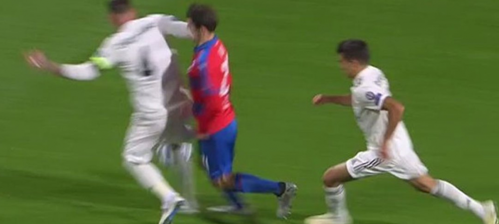 Imagini SOCANTE: A comis-o din nou! <span style="color:#f00;">Sergio Ramos si-a umplut de sange un adversar in victoria cu Plzen</span> | FOTO&VIDEO
