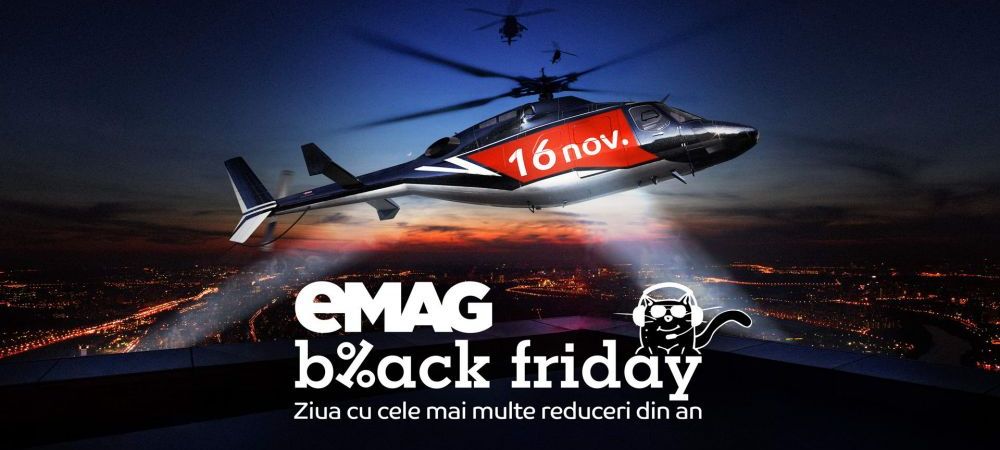 <span style="color:#f00;">eMAG Black Friday: toate reducerile anuntate pana acum! </span>Promotii uriase la televizoare, laptopuri, telefoane, console si anvelope