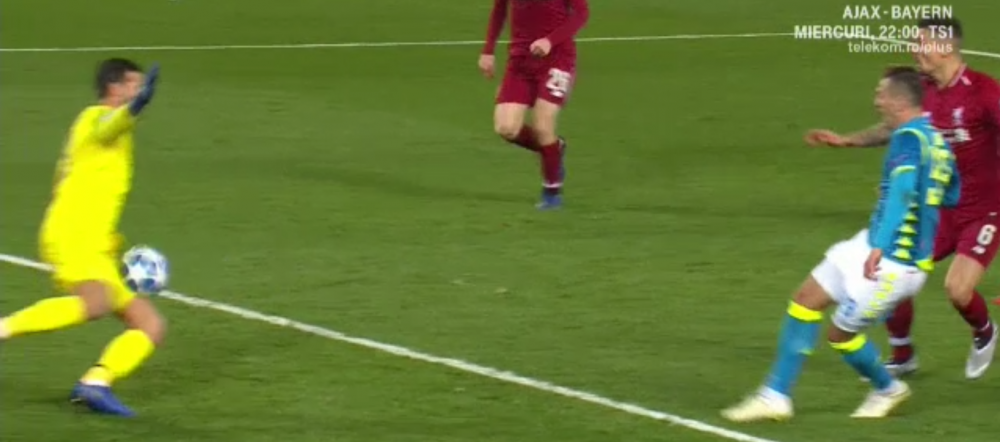 <span style="color:#f00;">Momentul in care 75 de milioane de euro sunt bani de seminte! </span>Ce a reusit Alisson in minutul 92 din Liverpool - Napoli