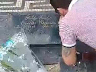 S A Filmat In Timp Ce Tragea Pe Nas De Pe Mormantul Lui Pablo Escobar Ce A Urmat In Viata Lui E Halucinant Sport Ro