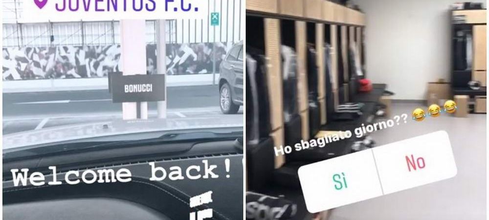 "Am gresit ziua?" <span style="color:#f00;">Vedeta lui Juventus care s-a intors din vacanta si n-a gasit pe nimeni in vestiar!</span> FOTO