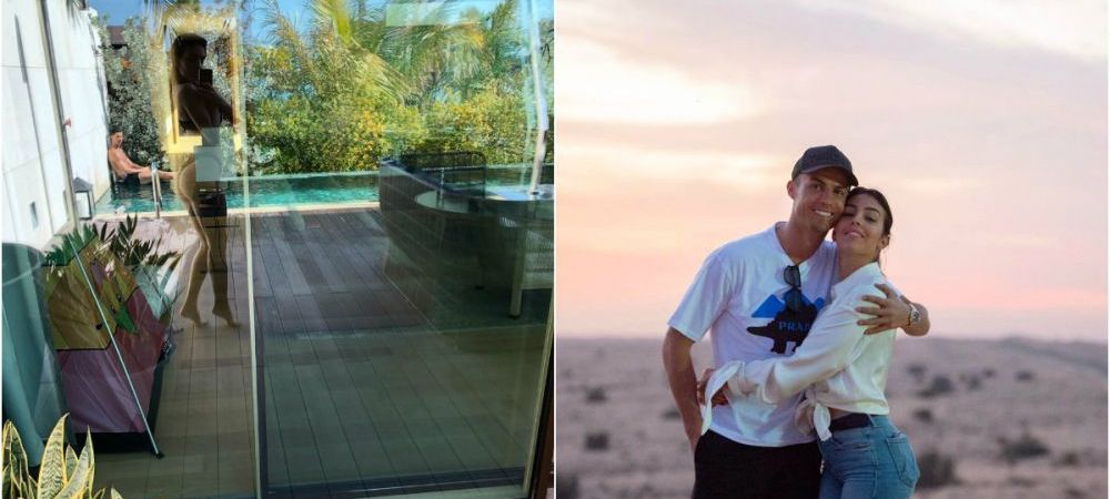 Nici macar Ronaldo nu s-a putut abtine. <span style="color:#f00;">Fotografiile cu care Georgina a INCENDIAT internetul. Galerie FOTO</span>