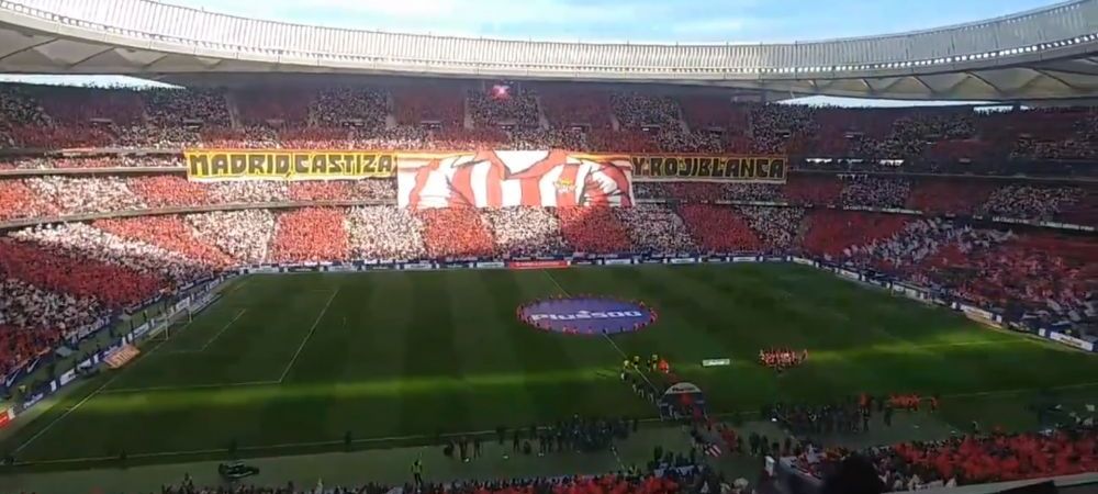 <span style="color:#f00;">Imagini SPECTACULOASE! Fanii lui Atletico au facut senzatie inainte de duelul cu Real Madrid |</span> VIDEO