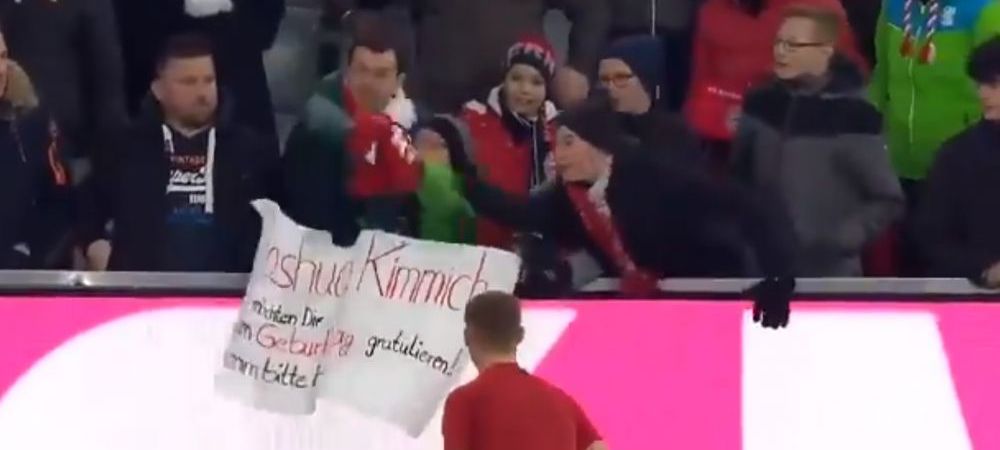 <span style="color:#f00;">Moment INCREDIBIL la Munchen! "Kimmich, imi dai tricoul tau?"</span> Ce a patit micul fan!