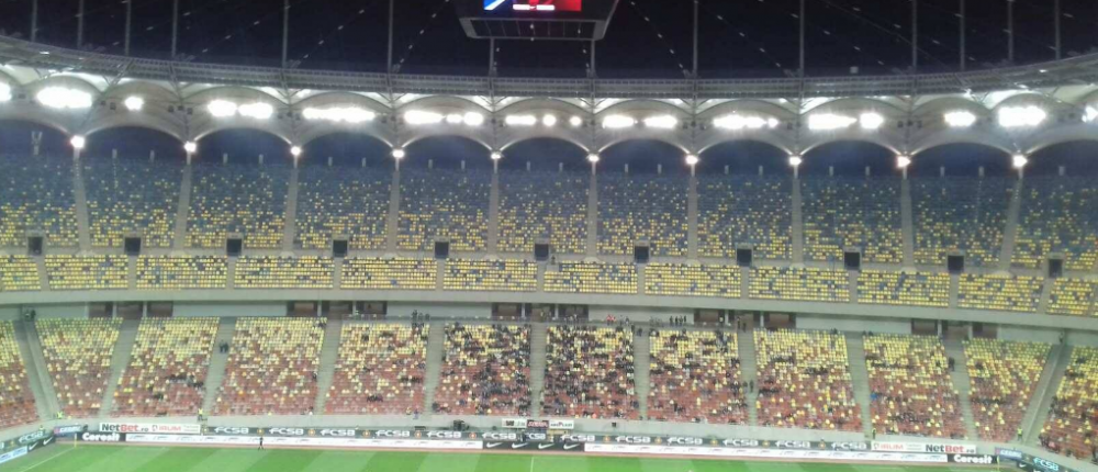 Sunt mai acasa in deplasare! <span style="color:#f00;">Asistenta rusinoasa pentru FCSB la revenirea pe National Arena! </span>Cati oameni au mers la meciul cu Hermannstadt