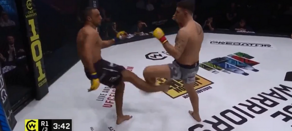 <span style="color:#f00;">Moment horror in cusca! </span>Si-a distrus piciorul dupa ce a incercat un low-kick! <span style="color:#f00;">VIDEO</span>