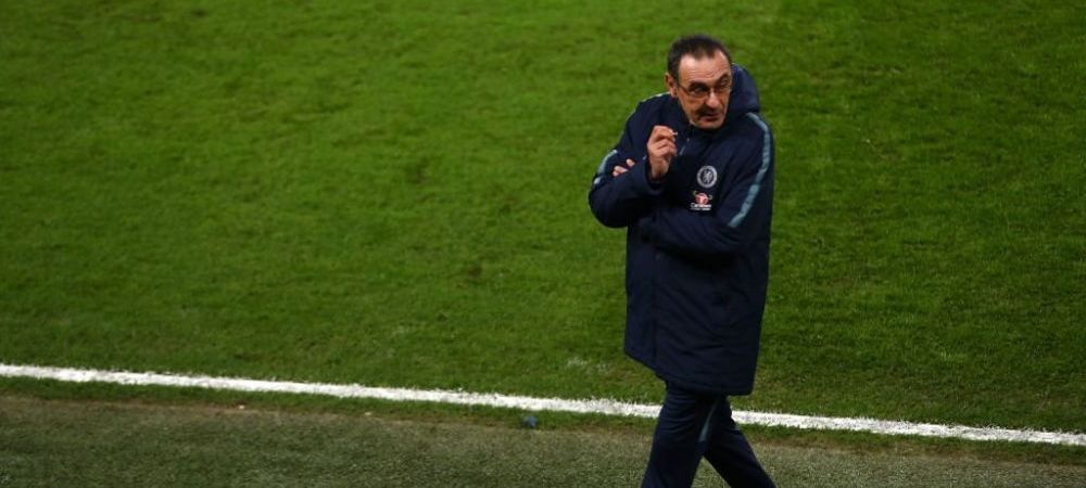 Jucatorii NU il mai asculta, soarta lui pare decisa! <span style="color:#f00;">Sarri, dead man walking la Chelsea. Informatii din vestiar</span>