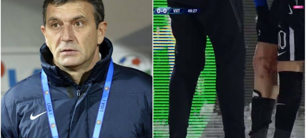 INTRARE CRIMINALA VIERA | <span style="color:#f00;">Reactia lui Eugen Neagoe dupa faza socanta din meciul cu Viitorul: "Eu asta am vazut de pe banca"</span>