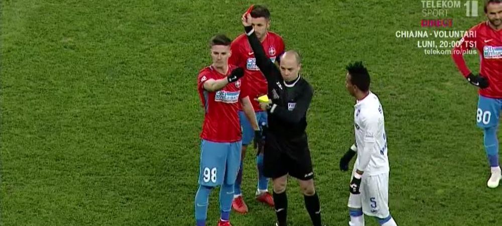 <span style="color:#f00;">NEBUNIE totala pe Arena Nationala!</span> Jucatorii celor doua echipe au cedat nervos! <span style="color:#f00;">Avram a aratat trei cartonase rosii!</span>