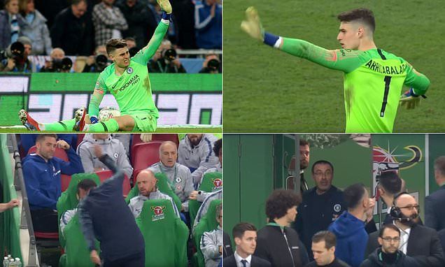 <span style="color:#f00;">Kepa l-a scos din SARITE pe Sarri dupa ce a refuzat sa iasa! </span>Reactia surprinzatoare a italianului